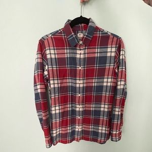 Uniqlo Women’s Flannel Plaid Long-Sleeve Shirt - Small